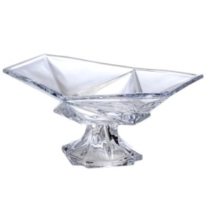 Cristal Bohemia - Fructiera cu picior Cassiopea 35,5 cm - Img 3
