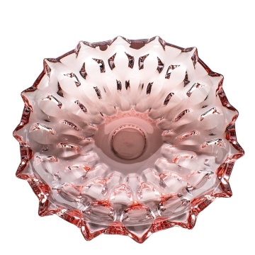 Cristal Bohemia - Platou intins 35 cm Zefir roz - Img 4