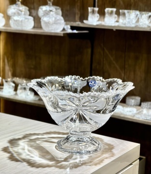 Cristal Bohemia - Set Boluri de inghetata, alune Fiesta 13,5 cm
