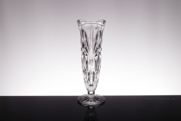 Cristal Bohemia - Vaza de flori cu picior Helene 17 sau 21 cm - Img 4