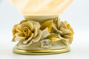 Platou din sticla de Murano Lorena Pedestal Ø40 H23 cm - Img 3