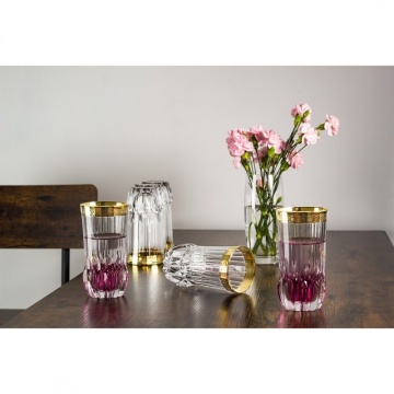 Bohemia Prestige - Pahare de apa / Long Drink Agape Mirador din Cristal Luxion 400 ml - Img 5