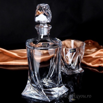 Cristal Bohemia - Decantor whisky Twister 850 ml - Img 3