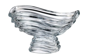 Cristal Bohemia - Fructiera Summer Wave cu picior 30,5 cm