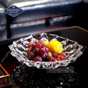 Cristal Bohemia - Platou intins Zefir 35 cm - Img 3