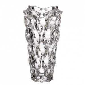 Cristal Bohemia - Vaza pentru flori colectia Zefir alb - Img 2