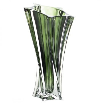 Cristalit Bohemia - Vaza pentru flori Sakura Verde Fumuriu 33 cm