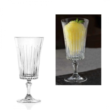 Pahar de apa cu picior, bere, Frape', Capuccino Venetto din Cristal 420 ml