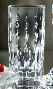 Pahare de apa / Long Drink Infinity Diamonds din Cristal Luxion 350 ml - Img 2
