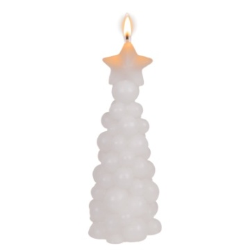 Set 3 lumanari decorative Brad de Craciun – Design modern Bubble - Img 8