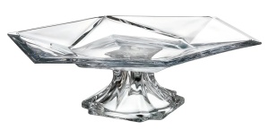 Cristal Bohemia - Platou pentru tort cu picior Cassiopea 35,5 cm