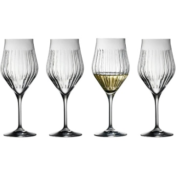 Pahare de vin alb Venetto New din Cristal 450 ml