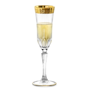 Bohemia Prestige - Pahare de sampanie Agape Mirador din Cristal Luxion 180 ml - Img 4