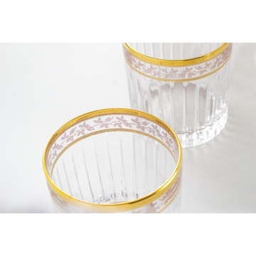 Bohemia Prestige - Pahare de whisky Venetto Aureo din Cristal Luxion 360 ml - Img 3