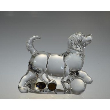 Cristal Bohemia - Figurina caine 13,6 cm - Img 3