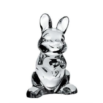 Cristal Bohemia - Figurina iepuras 10,2 cm