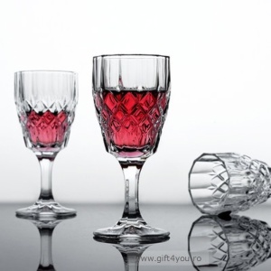 Cristal Bohemia - Pahare de coniac Corona 130 ml