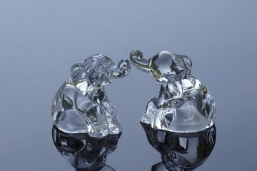 Cristal Bohemia - Set 2 Solnite Elefant 7 cm