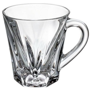 Cristal Bohemia - Set cafea 6 cesti Cassiopea 120 ml - Img 2