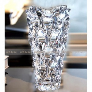 Cristal Bohemia - Vaza pentru flori colectia Zefir alb