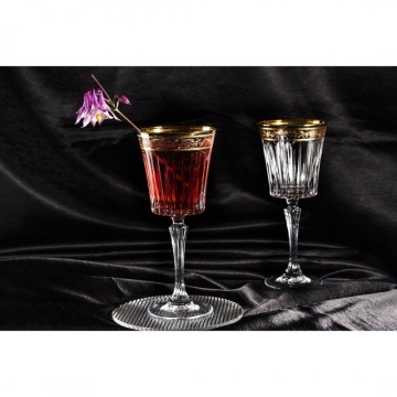 Bohemia Prestige - Pahare de vin rosu Venetto Aureo din Cristal Luxion 300 ml - Img 6