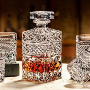 Cristal Bohemia - Decantor de whisky Marsilia