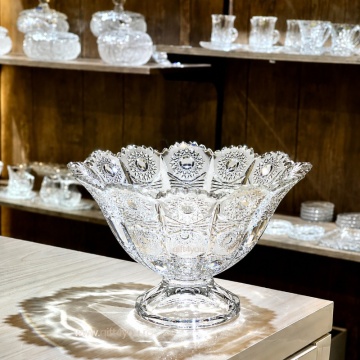 Cristal Bohemia - Set Boluri de inghetata, alune Praga 13,5 cm