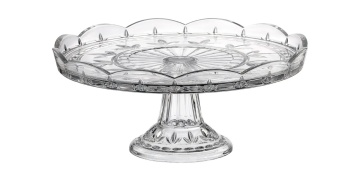 Cristal Bohemia - Platou pentru tort cu picior 32 cm Lorene
