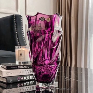 Cristal Bohemia - Vaza pentru flori colectia Elisee amethist