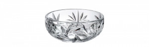 Cristalit Bohemia - Bol cu capac tip bomboniera, zaharnita 15 cm Crown - Img 2