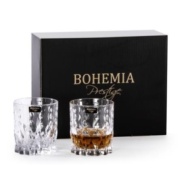 Pahare cristal whisky Infinity Diamonds 340 ml