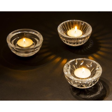 Bohemia Prestige - Set 3 Suporturi de lumanare din Cristal 9 cm - Img 3