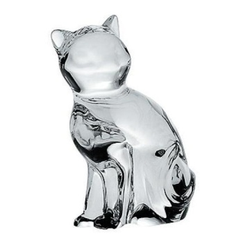 Cristal Bohemia - Figurina pisica 6,6 cm