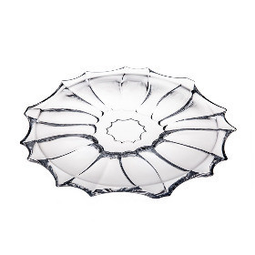 Cristal Bohemia - Platou intins pentru tort 35 cm Primavera - Img 2