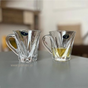 Cristal Bohemia - Set cafea 6 cesti Cassiopea 120 ml