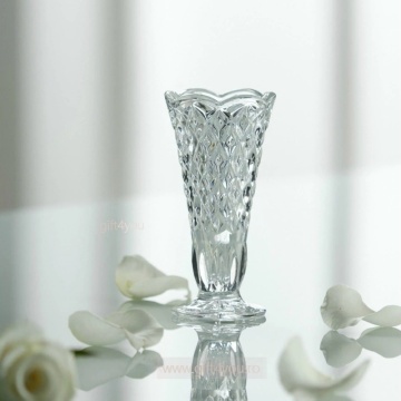 Cristal Bohemia - Vaza mica de flori cu talpa Marsilia 12 cm