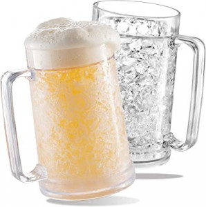 Halba de bere Frost congelabila cu pereti dubli 500 ml