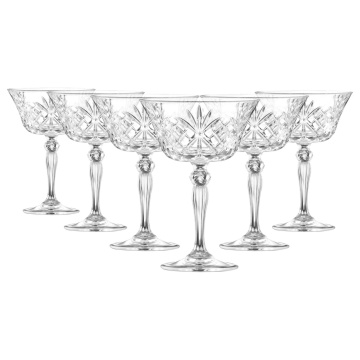 Cupe de sampanie Pahare de Cristal Luxion La Scala 260 ml - Img 4