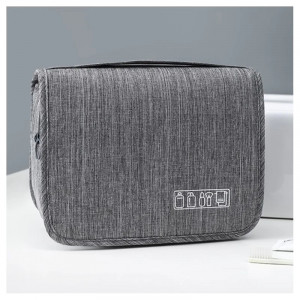 Organizator cosmetice, geanta pliabila pentru cosmetice gri