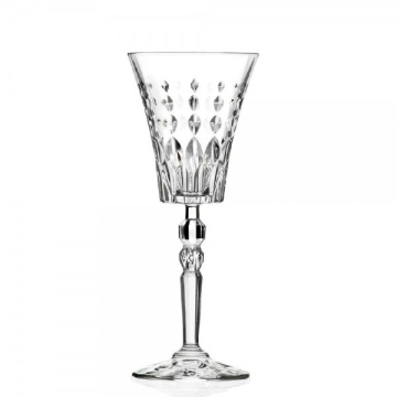 Pahare de vin rosu Infinity Diamonds din Cristal 260 ml