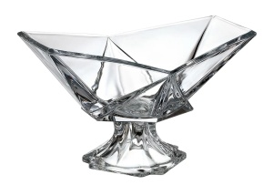 Cristal Bohemia - Fructiera pe picior Cassiopea 33,5 cm - Img 2