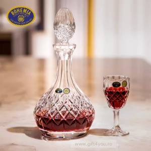 Cristal Bohemia - Pahare de coniac Corona 130 ml - Img 4