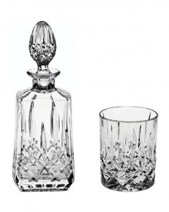 Cristal Bohemia - Set 7 piese Decantor de whisky + 6 pahare Nobilis - Img 7