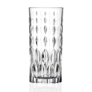 Pahare de apa / Long Drink Infinity Diamonds din Cristal Luxion 350 ml