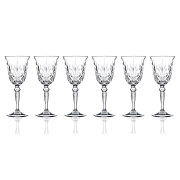 Pahare de vin alb La Scala din Cristal 210 ml - Img 3