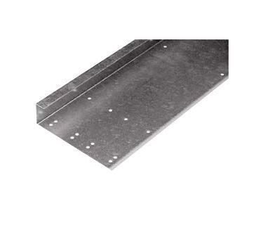 Capac capat panou industrial galvanizat, gaurit 40mm / 610mm, dublu, 40ED610