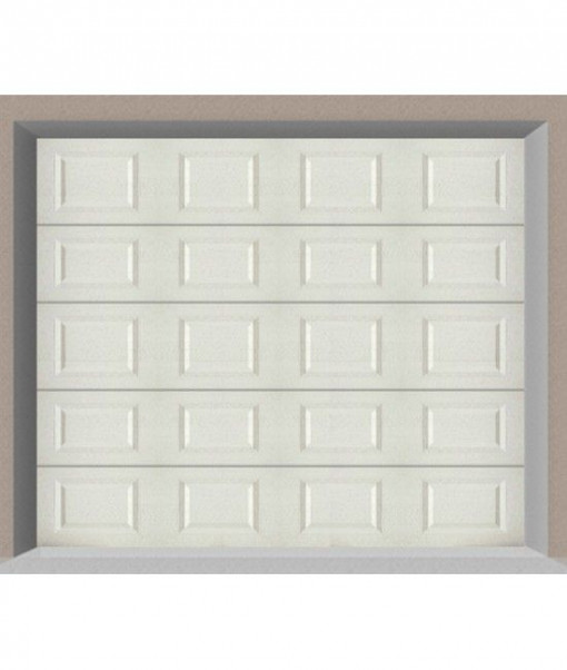 Usa de garaj sectionala, doorTECK, casetat, alb, 2700 x 2000 mm