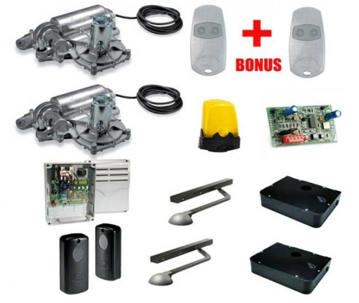 Kit automatizare poarta batanta ingropata, CAME, Myto, pentru canate de pana la 1,8 m, U1116