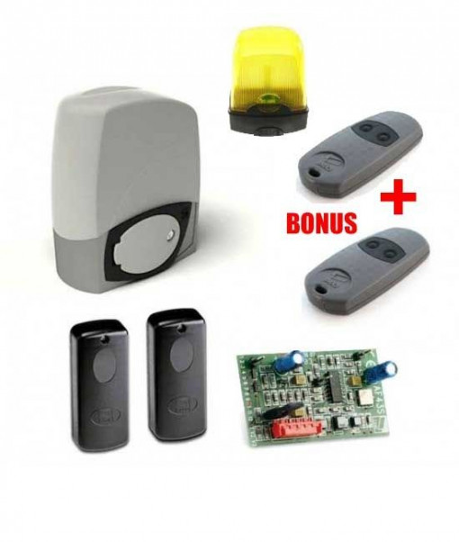 Kit automatizare poarta culisanta, CAME, pentru porti culisante pana la 8,6 m si cu greutatea de pana la 300 kg, U9613