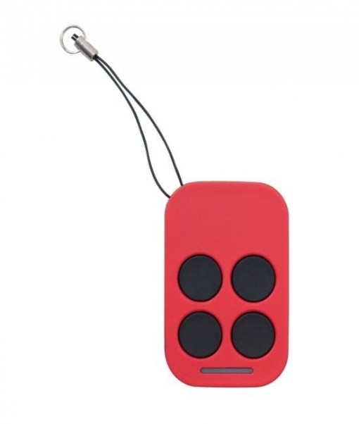 Telecomanda cu 4 butoane pentru receptorul AJ-83-4, negru-rosu, AJ-83-SM2-rd